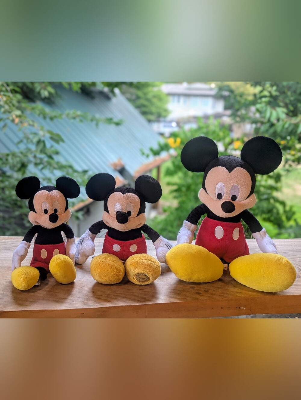 Disney Vintage Mickey Mouse Lot - Small, Medium & Large
